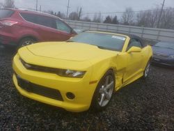 Salvage cars for sale at Portland, OR auction: 2015 Chevrolet Camaro LT