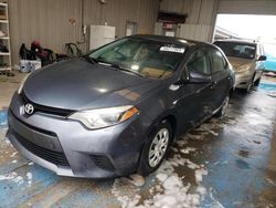 Toyota Corolla L salvage cars for sale: 2014 Toyota Corolla L