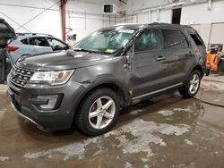 Ford Explorer salvage cars for sale: 2017 Ford Explorer XLT