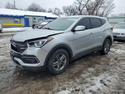 Salvage cars for sale at Wichita, KS auction: 2017 Hyundai Santa FE Sport