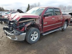 Salvage cars for sale from Copart Bowmanville, ON: 2015 Dodge RAM 1500 SLT