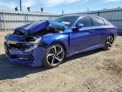 Salvage cars for sale from Copart Mercedes, TX: 2020 Honda Accord Sport