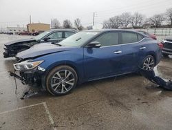 Nissan Maxima salvage cars for sale: 2017 Nissan Maxima 3.5S