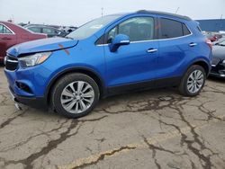 Salvage cars for sale at Woodhaven, MI auction: 2018 Buick Encore Preferred