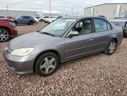 Salvage cars for sale from Copart Phoenix, AZ: 2005 Honda Civic EX