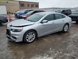 Salvage cars for sale at Kansas City, KS auction: 2018 Chevrolet Malibu LT