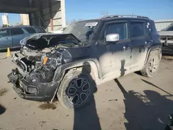 Salvage cars for sale at Kansas City, KS auction: 2018 Jeep Renegade Limited