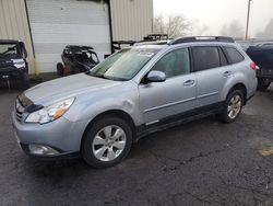Salvage cars for sale from Copart Woodburn, OR: 2012 Subaru Outback 2.5I Limited
