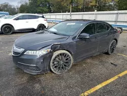 Acura salvage cars for sale: 2015 Acura TLX Tech