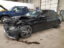 Vehiculos salvage en venta de Copart Blaine, MN: 2016 Mercedes-Benz C 450 4matic AMG