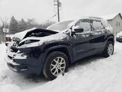 Salvage cars for sale from Copart York Haven, PA: 2016 Jeep Cherokee Latitude