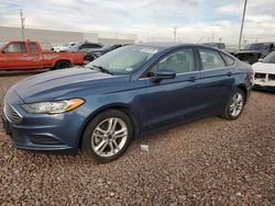 Salvage cars for sale from Copart Phoenix, AZ: 2018 Ford Fusion SE