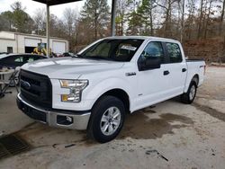 Salvage trucks for sale at Hueytown, AL auction: 2017 Ford F150 Supercrew