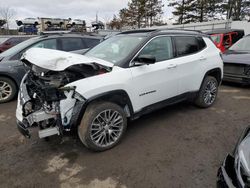 Jeep Compass salvage cars for sale: 2022 Jeep Compass Limited