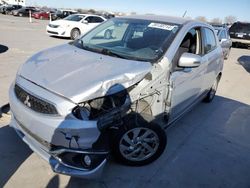 Salvage cars for sale from Copart Grand Prairie, TX: 2019 Mitsubishi Mirage SE