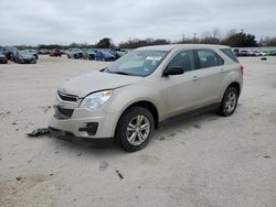 Salvage cars for sale from Copart San Antonio, TX: 2015 Chevrolet Equinox LS