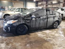 Salvage cars for sale at Eldridge, IA auction: 2014 Toyota Prius