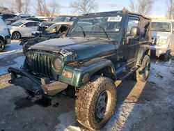 Jeep Wrangler / tj Sahara salvage cars for sale: 2001 Jeep Wrangler / TJ Sahara