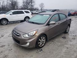 Salvage cars for sale at Cicero, IN auction: 2012 Hyundai Accent GLS