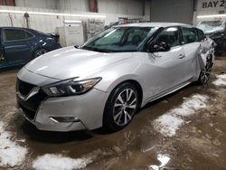 Salvage cars for sale at Elgin, IL auction: 2017 Nissan Maxima 3.5S