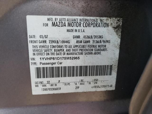 2007 Mazda 6 S