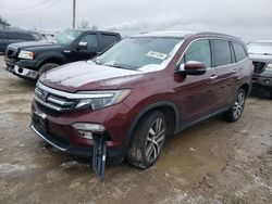 Honda Pilot salvage cars for sale: 2018 Honda Pilot Elite