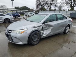 Vehiculos salvage en venta de Copart Sacramento, CA: 2016 Toyota Camry LE