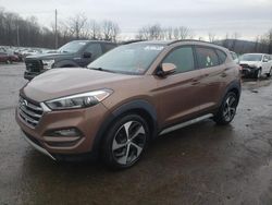 Salvage cars for sale from Copart Marlboro, NY: 2017 Hyundai Tucson Limited