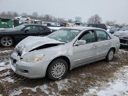 Honda Accord Value salvage cars for sale: 2006 Honda Accord Value