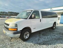 Salvage cars for sale from Copart Lumberton, NC: 2005 Chevrolet Express G3500