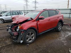 Salvage cars for sale at Elgin, IL auction: 2015 Toyota Rav4 XLE