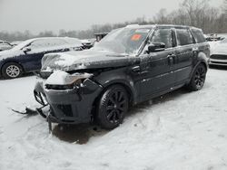 Salvage cars for sale from Copart Ellwood City, PA: 2020 Land Rover Range Rover Sport HST