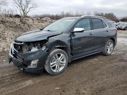 Salvage cars for sale from Copart Des Moines, IA: 2018 Chevrolet Equinox Premier