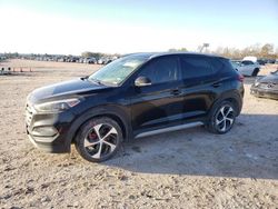 Salvage cars for sale at Houston, TX auction: 2017 Hyundai Tucson Limited