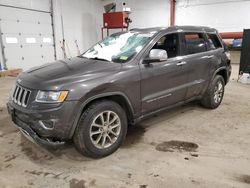 Salvage cars for sale from Copart Center Rutland, VT: 2015 Jeep Grand Cherokee Limited