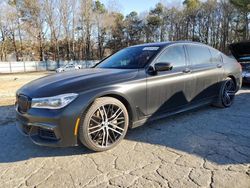 Salvage cars for sale at Austell, GA auction: 2017 BMW 750 I
