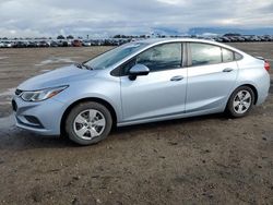 Vehiculos salvage en venta de Copart Bakersfield, CA: 2018 Chevrolet Cruze LS