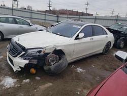 Salvage cars for sale from Copart Chicago Heights, IL: 2016 Mercedes-Benz S 550 4matic