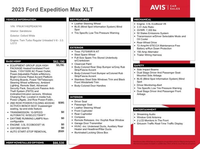 2023 Ford Expedition Max XLT