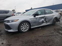 Salvage cars for sale at Woodhaven, MI auction: 2020 Toyota Camry LE