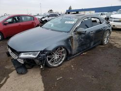 Salvage cars for sale at Woodhaven, MI auction: 2012 Audi A7 Prestige