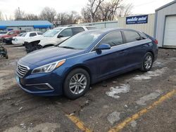 Salvage cars for sale at Wichita, KS auction: 2017 Hyundai Sonata SE