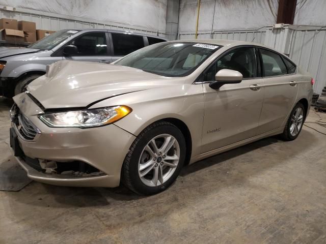 2018 Ford Fusion SE Hybrid