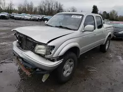 Salvage trucks for sale at Portland, OR auction: 2003 Toyota Tacoma Double Cab