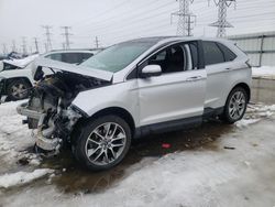 Ford Edge Titanium salvage cars for sale: 2016 Ford Edge Titanium