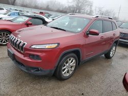 Jeep salvage cars for sale: 2016 Jeep Cherokee Latitude