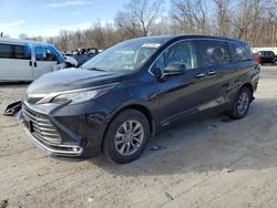 Salvage cars for sale from Copart Ellwood City, PA: 2021 Toyota Sienna XLE