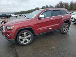 Salvage cars for sale at Brookhaven, NY auction: 2014 Jeep Grand Cherokee Limited