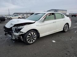 Salvage cars for sale from Copart Airway Heights, WA: 2017 Honda Accord Hybrid EXL