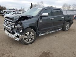 Salvage cars for sale from Copart Ontario Auction, ON: 2017 Toyota Tundra Crewmax 1794